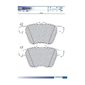 FOMAR Friction FO 698081