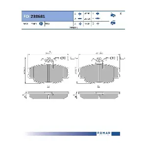 FOMAR Friction FO238681
