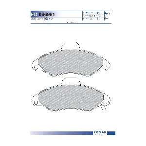 FOMAR Friction FO 666981
