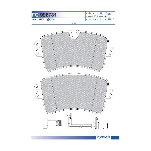 FO998781 FOMAR Friction