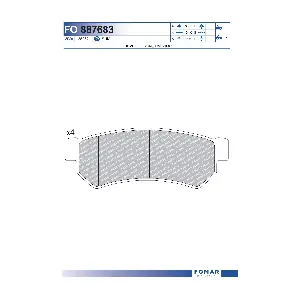 FO887683 FOMAR Friction