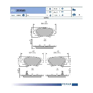 FOMAR Friction FO 253583
