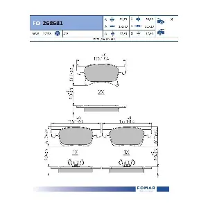 FO268681 FOMAR Friction