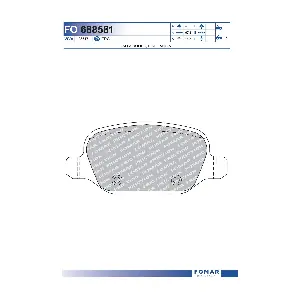 FO688581 FOMAR Friction