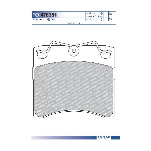 FOMAR Friction FO 476381