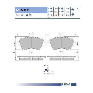 FOMAR Friction FO 249081