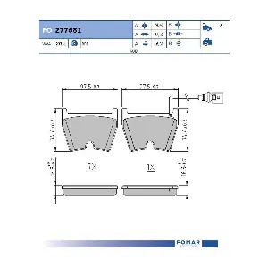 FO 277681 FOMAR Friction