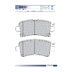 FOMAR Friction FO 936381