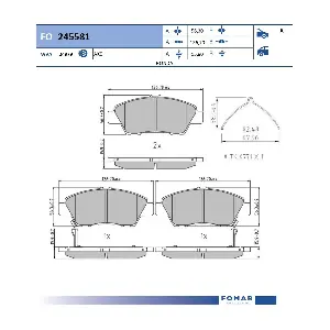 FO 245581 FOMAR Friction