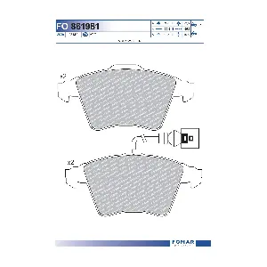 FO 861981 FOMAR Friction