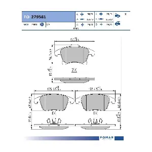 FOMAR Friction FO 279581