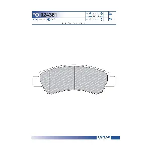 FO924381 FOMAR Friction