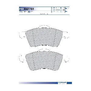 FO 647781 FOMAR Friction