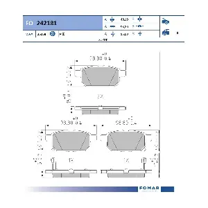 FO 242181 FOMAR Friction