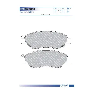 FO827681 FOMAR Friction