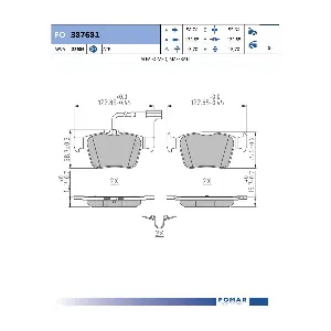 FOMAR Friction FO 387681