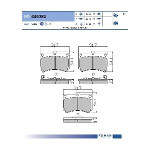 FOMAR Friction FO 446381