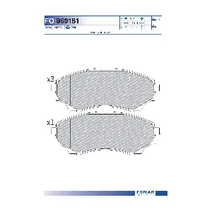 FOMAR Friction FO 969181