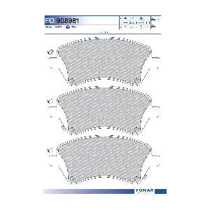 FOMAR Friction FO 908981