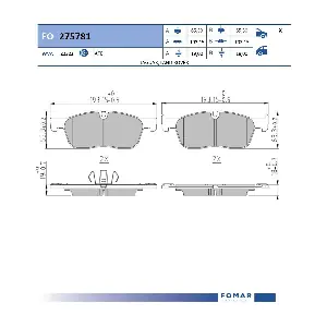 FO 275781 FOMAR Friction