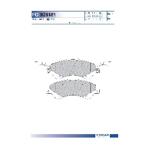 FOMAR Friction FO 925181