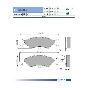 FOMAR Friction FO 421881