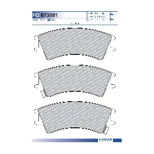 FO673681 FOMAR Friction