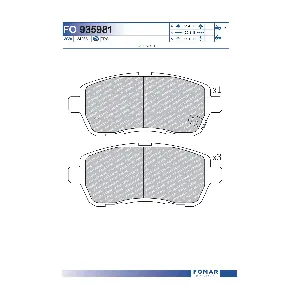 FOMAR Friction FO935981