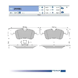 FOMAR Friction FO 244481