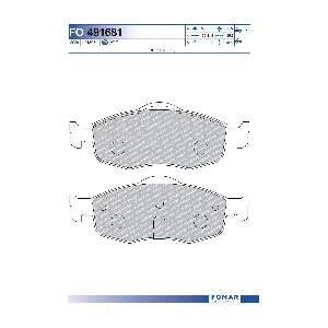 FOMAR Friction FO 491681