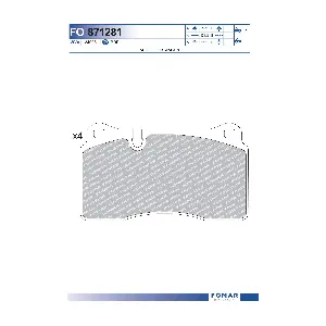 FO871281 FOMAR Friction