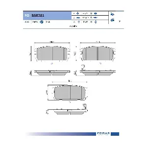 FO858281 FOMAR Friction