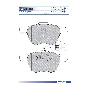 FOMAR Friction FO 911381