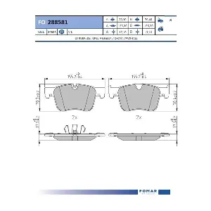 FO 288581 FOMAR Friction