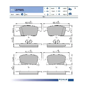 FO 279181 FOMAR Friction