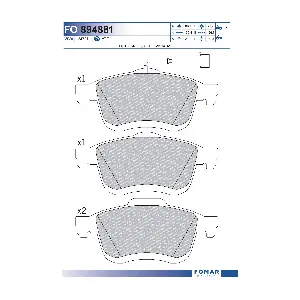 FOMAR Friction FO 894881