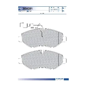 FO934281 FOMAR Friction