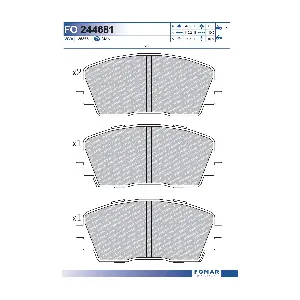 FO244681 FOMAR Friction