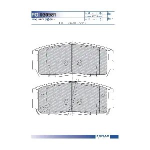 FOMAR Friction FO 930981