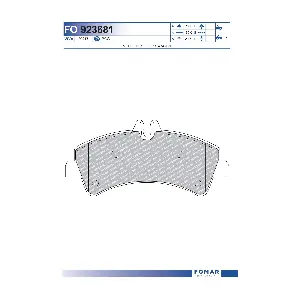 FO923681 FOMAR Friction