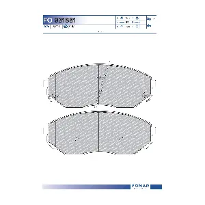 FO 931881 FOMAR Friction