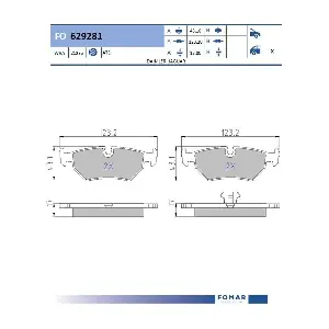 FOMAR Friction FO 629281