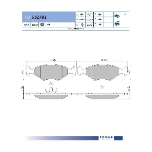 FO632781 FOMAR Friction