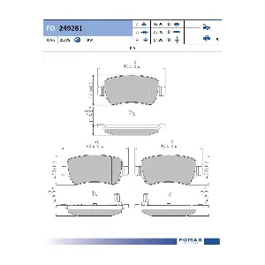 FOMAR Friction FO 249281