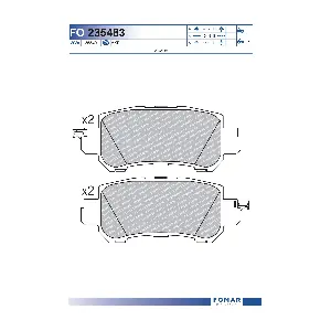 FOMAR Friction FO 235483