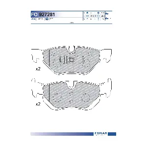 FO927281 FOMAR Friction