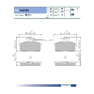 FO654781 FOMAR Friction