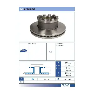 FOMAR Friction FO 4276 PRO