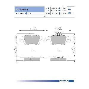 FOMAR Friction FO 230683