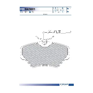 FO 643681 FOMAR Friction